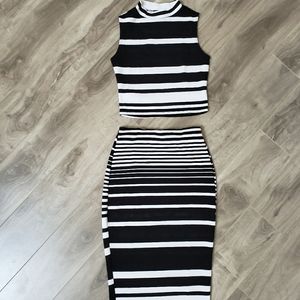 Matching Two-Piece Dress Set